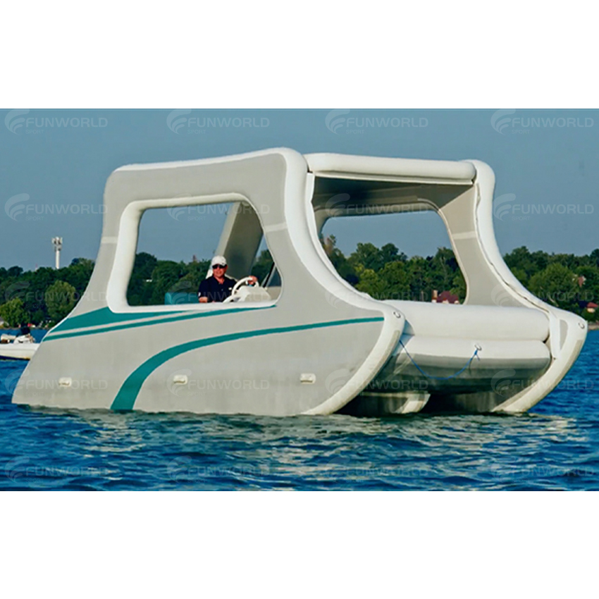 Large Szie 4-8 Persons Inflata - Fishing Boat Aluminum ulasan dan harga