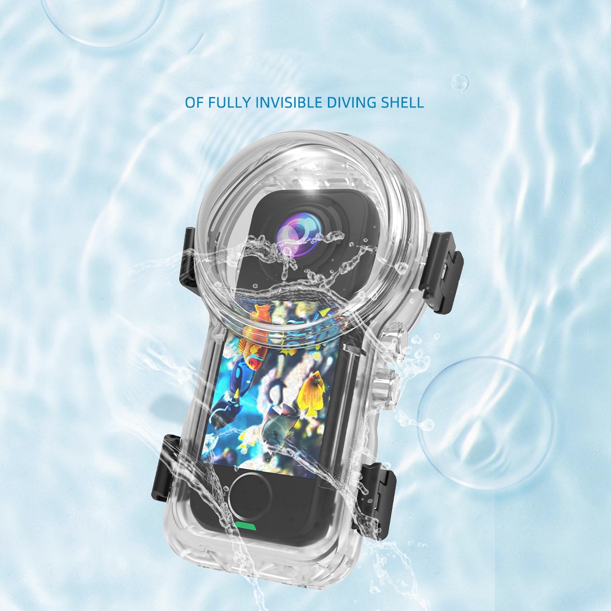 Invisible Dive Case For Insta3 - Fishing Boat Cover ulasan dan harga